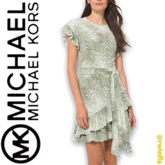 Michael Kors Dresses & Skirts - Michael Kors Faux Wrap Dress Jersey Plus Size 1X